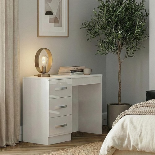 High gloss dressing table - high,
