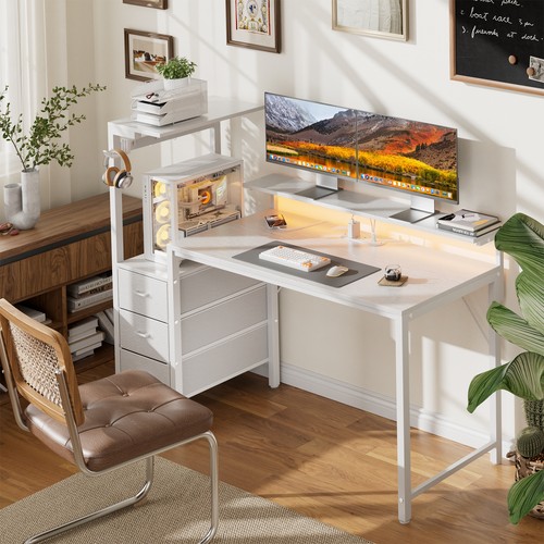 Gaming desk with - desk, &