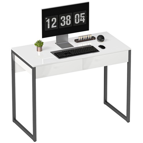 Homcom modern home office - modern, desk