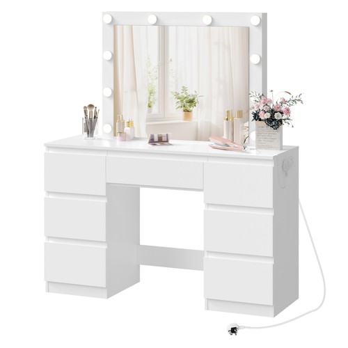 Woltu dressing table - table, led