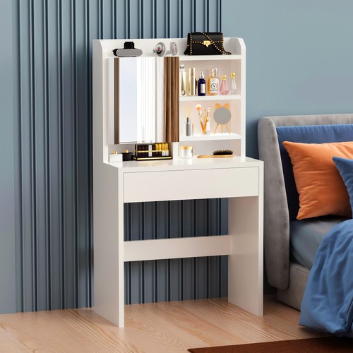 Vanity table with - mirror, 7