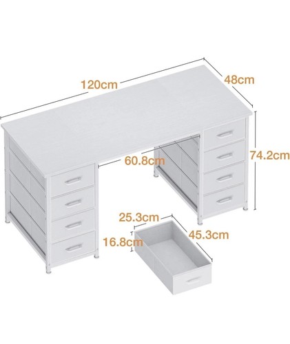 Drawer computer desk home - 8,