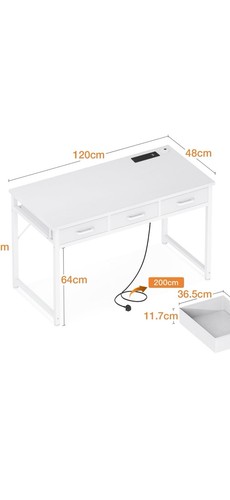 Coleshome computer desk with - desk,