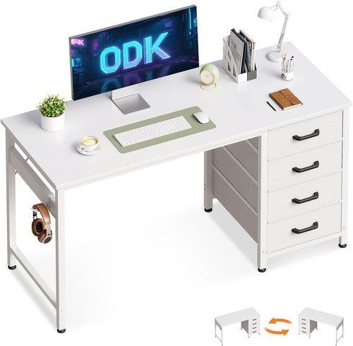 Computer desk with drawers - computer,