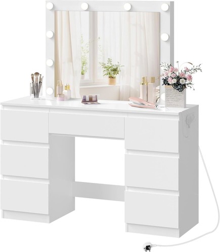 Woltu dressing table with led - dressing,