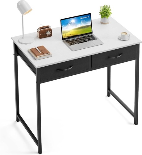 Small computer desk - small, drawers